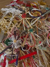 Lot de 10 cordons décoratifs japonais Mizuhiki décorations artisanales tradit...