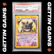 Sabrina's Gengar - 29/132 - Rare - Gym Challenge - Pokemon Card - PSA 10