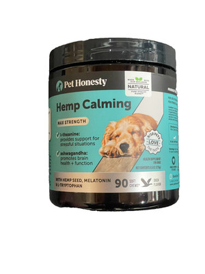 Pet Honesty Hemp Calming Chew Treats for Dogs 90 PH10