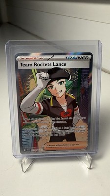 Pokémon Karte - Team Rockets Lance - 227/182 - Full Art Trainer Near Mint