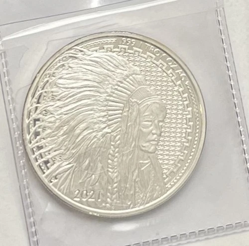 2021 Liberty Trade Buffalo 1oz  Silver,     *APMEX Certified*