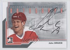 2013-14 ITG Decades 1990s Auto Silver John Druce #A-JD Auto 1x1