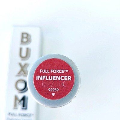 Buxom Full Force Plumping Lipstick INFLUENCER full size 3.5g /0.12oz  New In Box