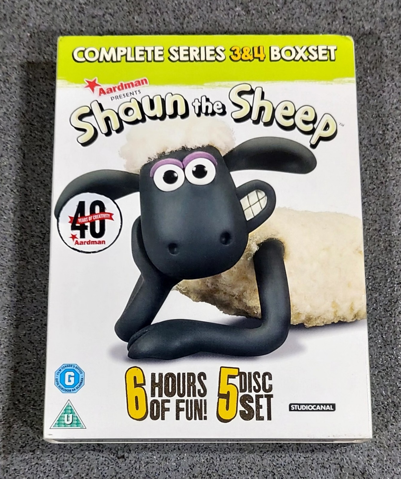 Shaun The Sheep - Series 3 & 4 - Aardman Animation - 5 discs DVD