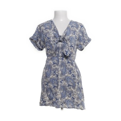 H&M, Kleid, Größe: 34, Blau/Mehrfarbig, Viskose, Paisley, Damen #otB