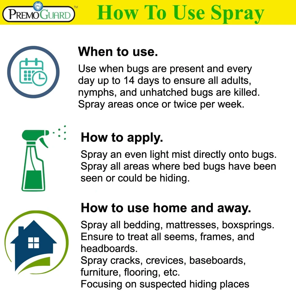 Spray Extra Fuerte para Chinches Premo Plus+ - 32 Oz - Image 4 of 4