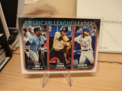 2024 Topps Series 1 #149 Bo Bichette / Yandy Díaz /Corey Seager Toronto Blue