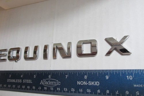 Factory 2017-2024 Chevrolet Equinox chrome letters emblem - Picture 3 of 4