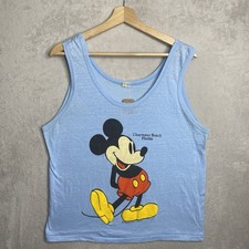 Vintage 1980s Screen Stars Walt Disney Company Mickey Tank Size XL Single Stitch