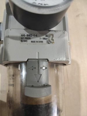 SMC AW40-N04-Z-B Filter Regulator, 7-125 PSI Set Press - USED