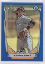 2014 Bowman Draft Chrome Blue Refractor 211/399 Brian Schales #CDP103 1m8