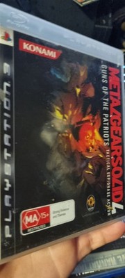Metal Gear Solid 4 Guns Of The Patriots Sony PS3 MA15+ Aus PAL DELISTED