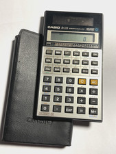 VINTAGE CASIO FX-115 SCIENTIFIC CALCULATOR, 1980's MADE IN JAPAN, WITH CASE