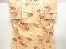 7747242: JAPANESE KIMONO / ANTIQUE KIMONO FOR SUMMER / TAISHO ROMAN STYLE / WOVE