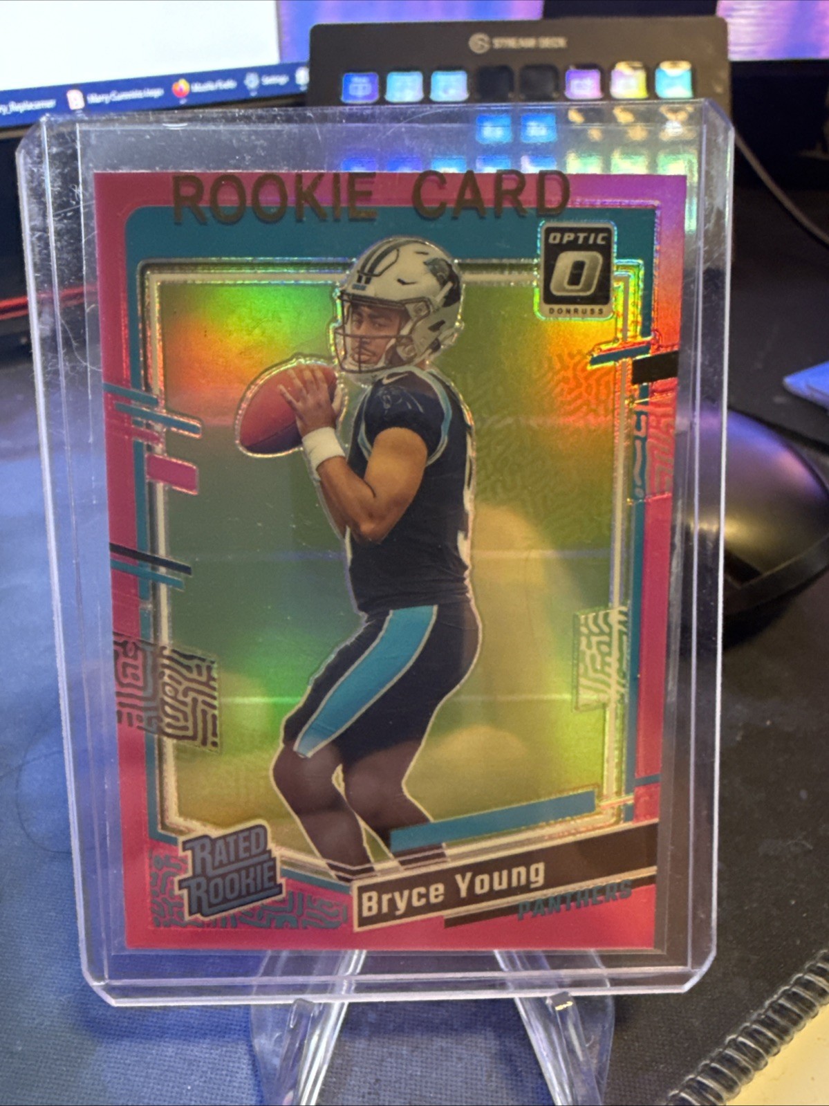 2023-24 Panini Donruss Optic Pink Rated Rookie #213 Bryce Young RC