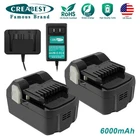 18V 6.0Ah Li-ion Battery/Charger For Hitachi 330067 BSL1815X BSL1815S 330068