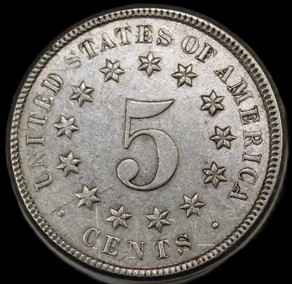 1870 5C Shield Nickel- choice xf/ free shipping- jam586 - Image 4 of 4