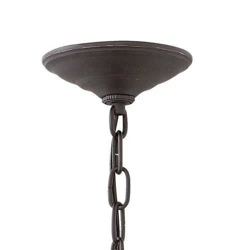 Hinkley Casa 23 1/4" High Olde Black Traditional Outdoor Hanging Light - Picture 6 of 10