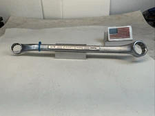 Craftsman =V= Series 11/16" X 13/16" 12pt Offset Box End Wrench, USA -  BLUE