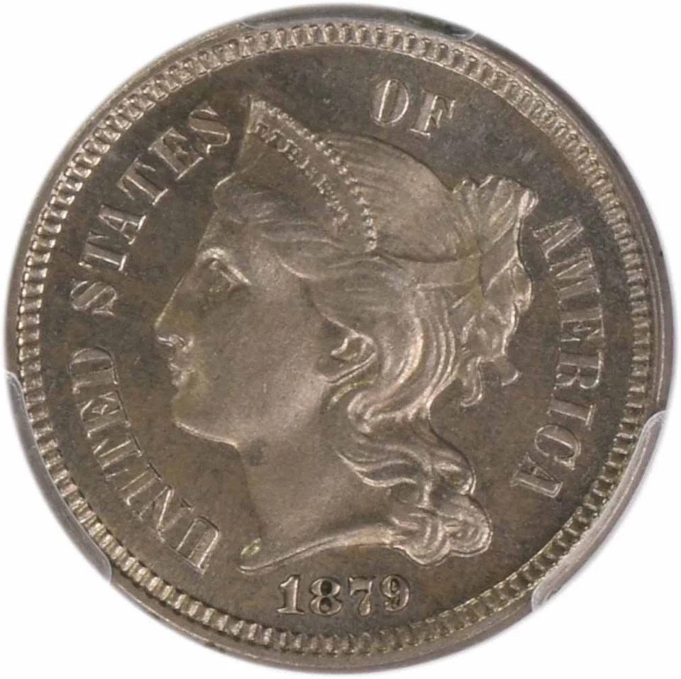 1879 Three Cent Nickel MS65 PCGS - Image 3 of 4