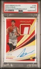 2020-21 Immaculate RPA JERSEY NUMBER 9/10 Deni Avdija Rookie Auto PSA 8 GS2