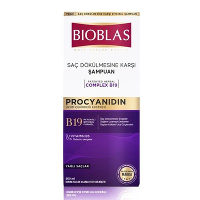 Bioblas Procyanidin Anti Stress anti hair loss shampoo 360 ml (ORIGINAL)