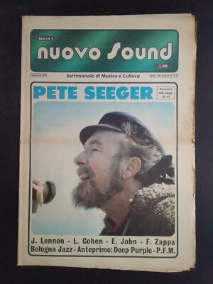 NEU SOUND 4/1974 SPUR PETE SEEGER ELTON JOHN FRANK ZAPPA LENNON DEEP PURPLE