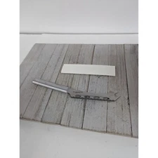 Rada Cheese Knife #2 Stainless Aluminum Handle Forked End R139 5" Blade 9 3/4"