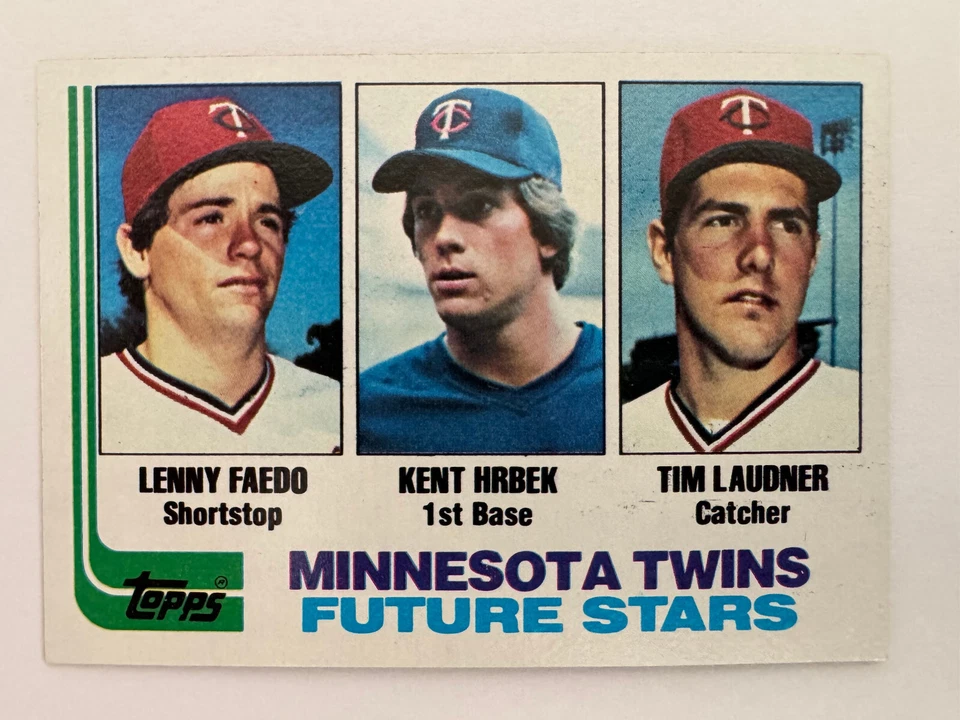 Minnesota Twins 1982-85 Topps базовые командные наборы (лот из 4 наборов с хорошим Puckett RC) - Изображение 2 из 4
