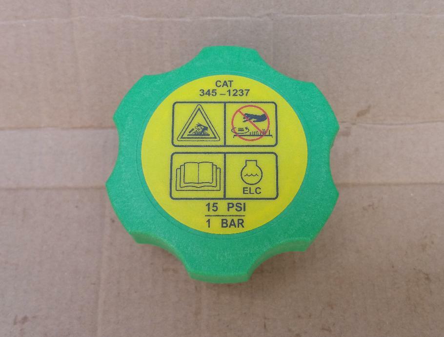 CATERPILLAR - COOLANT TANK CAP ASSEMBLY - P/N 345-1237 - GENUINE