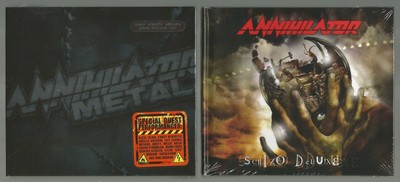 ANNIHILATOR - Metal + Schizo Deluxe [2X LTD. Edition] RARE 1st PRESS ! SEALED !