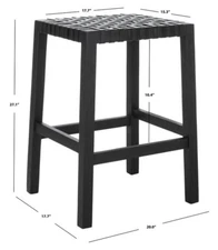 Safavieh CAPRI COUNTER STOOL, Reduced Price 2172732273 BST1009B