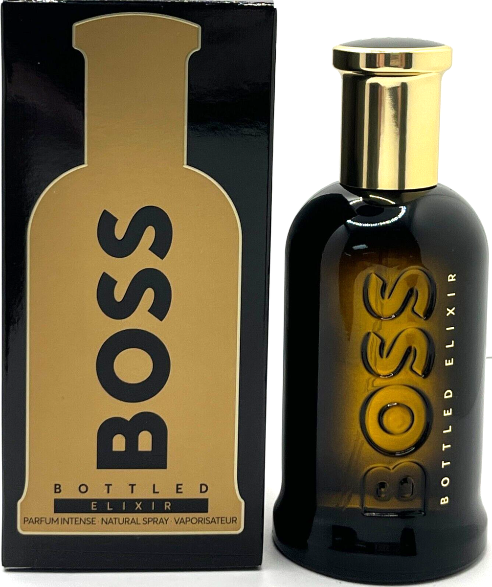 HUGO BOSS BOTTLED ELIXIR PARFUM INTENSE SPRAY FOR MEN 3.3 Oz / 100