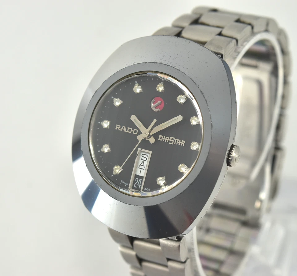 RADO DiaStar 636.0308.3 Silver Tone 35mm Automatic Men's Watch Swiss Made - Image 2 of 4