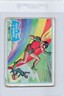 1966 Topps Batman Blue Bat #44B Riddler Robs A Rainbow VG *D