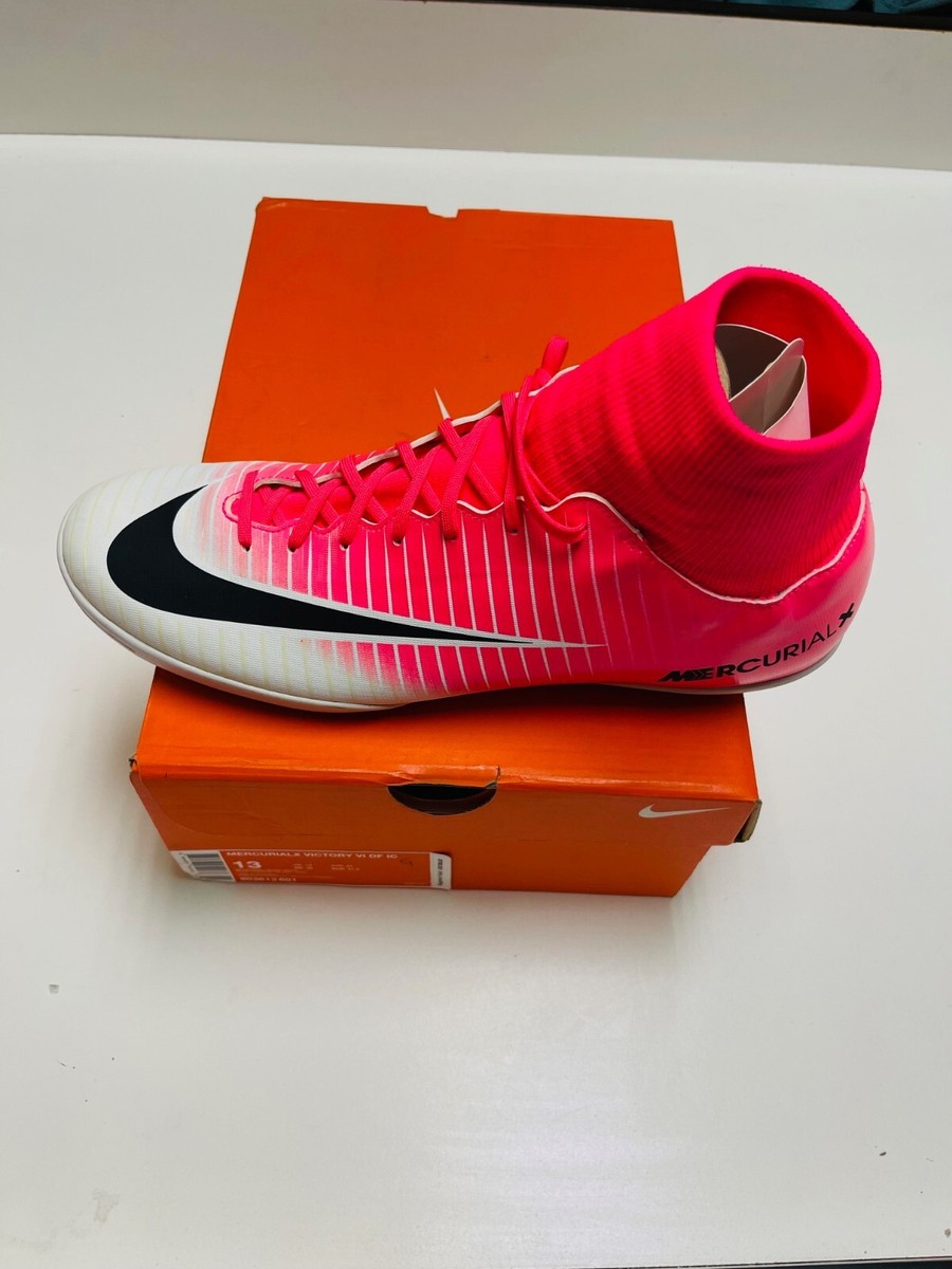 Nike Mercurial X Victory VI DF IC Men's Soccer Shoe - Pink/White