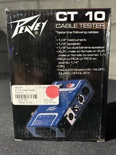 Peavey CT-10 Compact Cable Tester - Metal Construction W/ 6-Way Switch