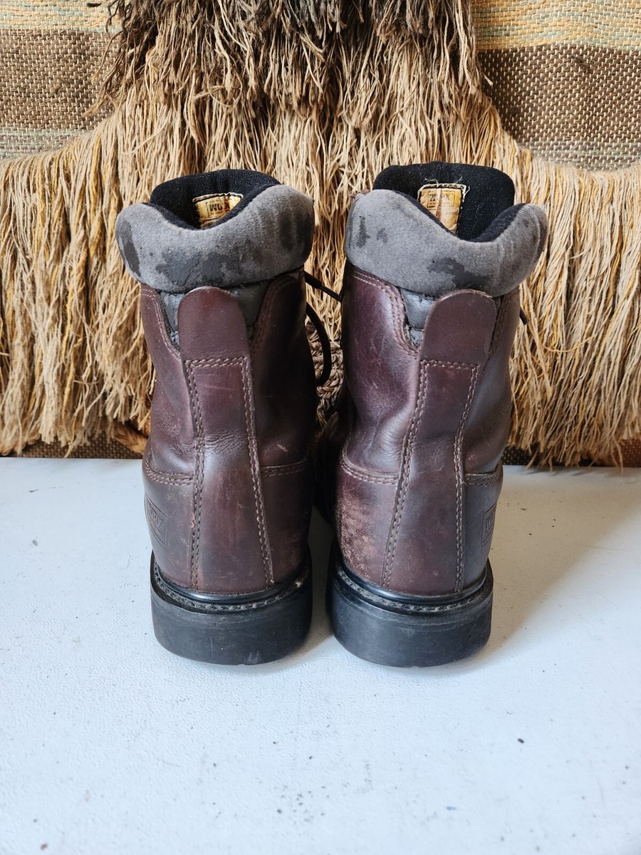 Worx Red Wing Work Boots Mens 9M Brown Leather Steel Toe EH Industrial STK 5431 Worx by Red Wings Mens Steel Toe Boots ASTM F2413 18 M/I/C  main image 3
