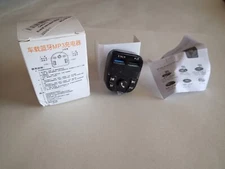 Bluetooth Car FM Transmitter CAR CHARGER w/Instruction Sheet, 2USB wireless, NEW