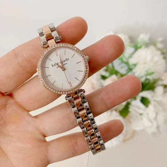KATE SPADE LADIES HOLLAND 2 TONE GOLD TONE/ STAINLESS  display picture 1