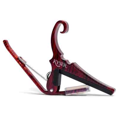 Kyser KG6RW Schnellwechsel Gitarren Capo für 6-saitige Gitarre, Palisander