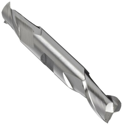 YG-1 E1050 High Speed Steel (HSS) Square Nose End Mill, Double End, Weldon Sh...