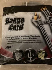 4ft Coleman Cable 622-49614 Power Supply Range Cord For 3 Conductor Wall Outlet