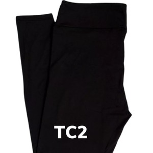 Lularoe TC2 Solid Black Leggings New 5 