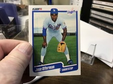Jose Offerman 1990 Fleer Update #U-24 RC Dodgers