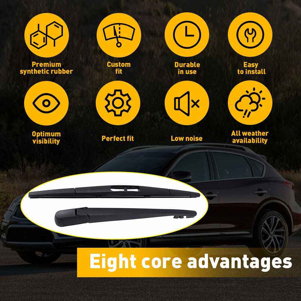 2007-2020 Acura MDX Rear Windshield Wiper Arm & Blade 76720SWA003 Fits Honda CRV  