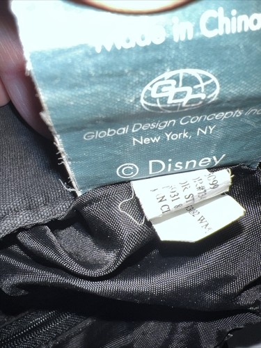 Disney Tinker Bell Medium Messenger Bag Black In Color - Picture 5 of 6