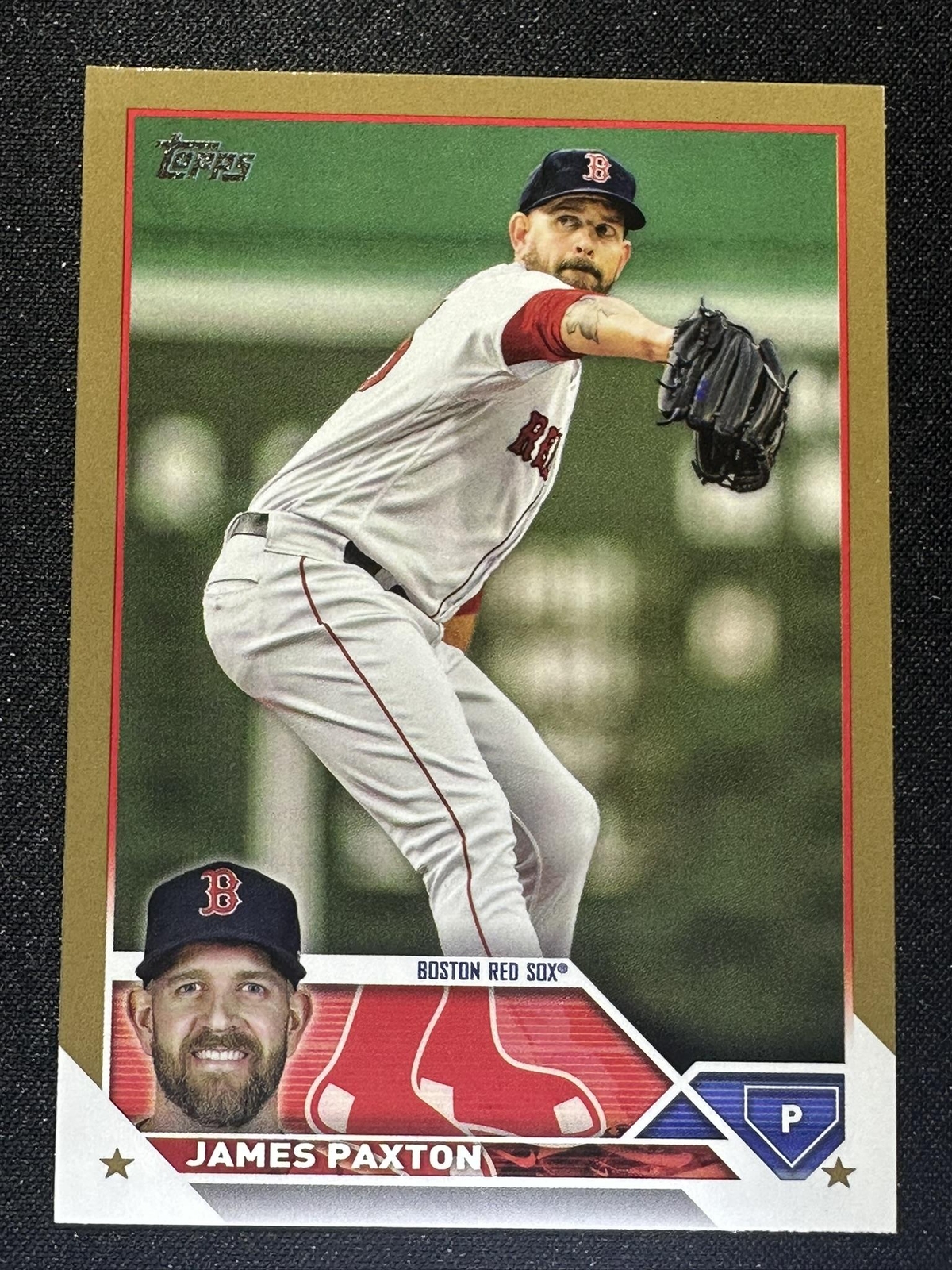 2023 Topps Update #US119 James Paxton Gold /2023 Red Sox Card