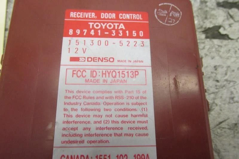 Lexus Es300 1997 receptor puerta módulo de control ordenador OEM 12854 Foto 2 de 4