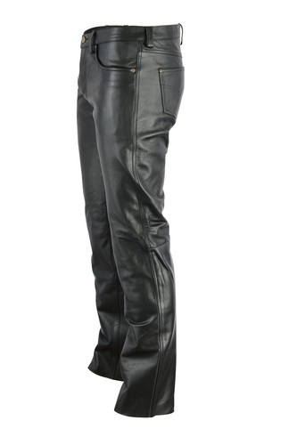 AW-701 Nappaleder hose,lederjeans,Echt leder hose Pantalon en Cuir,Trousers - Picture 3 of 3